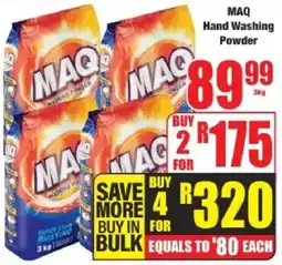 Boxer MAQ Hand Washing Powder offer