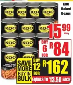 Boxer KOO Baked Beans offer