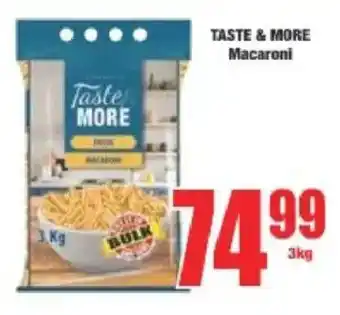 Boxer TASTE & MORE Macaroni offer