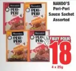 Boxer NANDO'S Peri-Peri Sauce Sachet Assorted offer