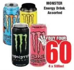 Boxer MONSTER Energy Drink Assorted offer
