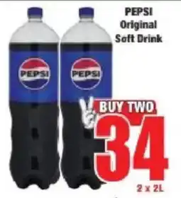 Boxer PEPSI Original Soft Drink offer