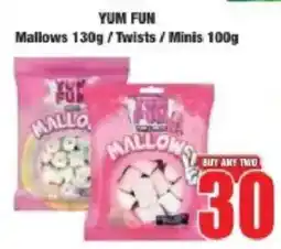 Boxer YUM FUN Mallows/ Twists/ Minis offer