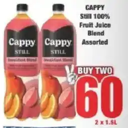 Boxer CAPPY Still 100% Fruit Juice Blend Assorted offer