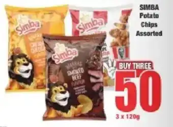 Boxer SIMBA Potato Chips Assorted offer