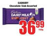 Boxer CADBURY Chocolate Slab Assorted offer