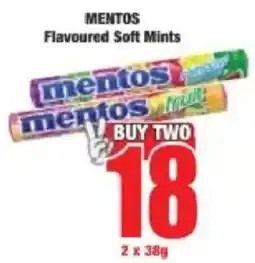 Boxer MENTOS Flavoured Soft Mints offer