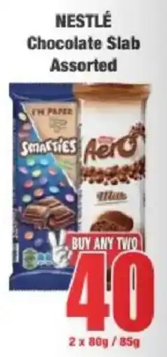 Boxer NESTLÉ Chocolate Slab Assorted offer