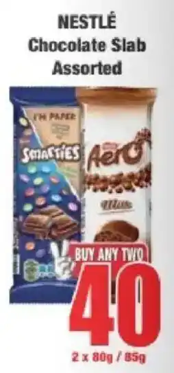 Boxer NESTLÉ Chocolate Slab Assorted offer