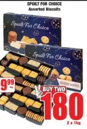 Boxer SPOILT FOR CHOICE Assorted Biscuits offer