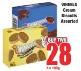 Boxer WHEELS Cream Biscuits Assorted offer