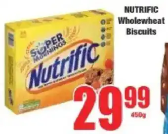Boxer NUTRIFIC Wholewheat Biscuits offer