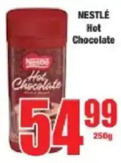 Boxer NESTLÉ Hot Chocolate offer