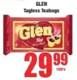 Boxer GLEN Tagless Teabags offer
