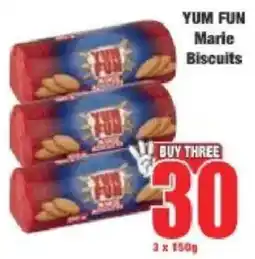 Boxer YUM FUN Marie Biscuits offer