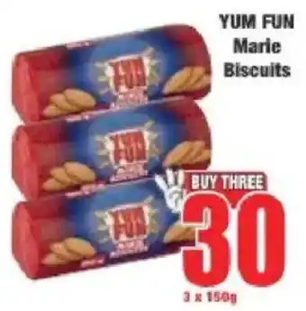 Boxer YUM FUN Marie Biscuits offer