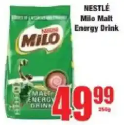 Boxer NESTLÉ Milo Malt Energy Drink offer
