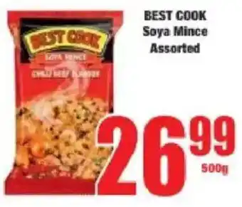 Boxer BEST COOK Soya Mince Assorted offer