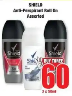 Boxer SHIELD Anti-Perspirant Roll On Assorted offer