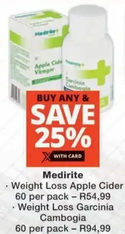 Checkers Hyper Medirite Weight Loss Apple Cider offer