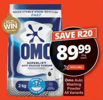 Omo Auto Washing Powder All Variants