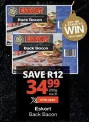 Checkers Hyper Eskort Back Bocon offer