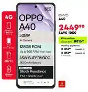 Edgars Oppo A40 4G offer