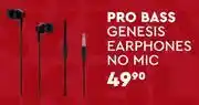 Edgars Pro Bass Genesis Earphones No Mic offer