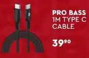 Edgars Pro Bass 1M Type C Cable offer