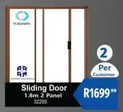K Carrim Sliding Door 1.8m 2 Panel 32205 offer
