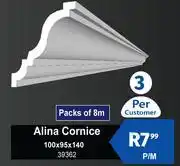 K Carrim Alina Cornice 100 x 95 x 140 (Packs Of 8m) 39362-Per m offer
