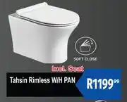 K Carrim Tahsin Rimless W/H Pan Soft Close (Incl.Seat) offer