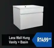 K Carrim Lana Wall Hung Vanity + Basin offer