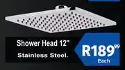 K Carrim Shower Head 12 Stainless Steel-Each offer