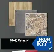 K Carrim 40 x 40 Ceramic-Per Sqm offer