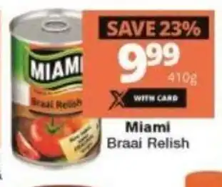 Miami Braai Relish 410g