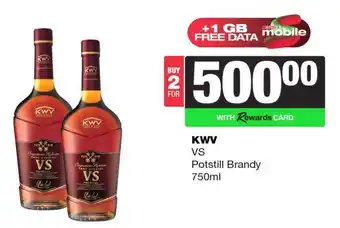 KWV VS Potstill Brandy