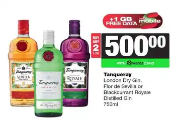 Spar Tops TANQUERAY offer