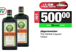 Spar Tops Jagermeister offer