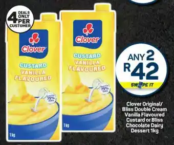 Pick n Pay Clover Custard Vanilla Flavoured offer