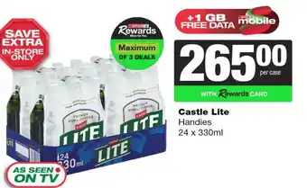 Spar Tops Castle Lite offer