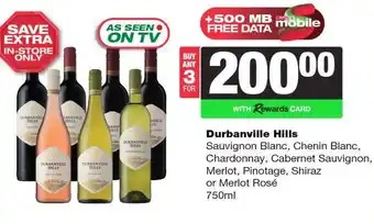 Spar Tops Durbanville Hills offer