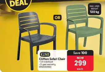 Makro Clifton Safari Chair offer