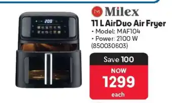 Makro Milex 11 L AirDuo Air Fryer offer
