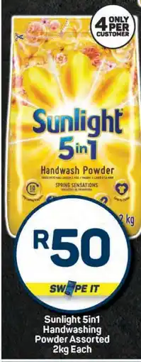 Pick n Pay Sunlight 5in1 Handwashing Powder Assorted 2kg Each offer