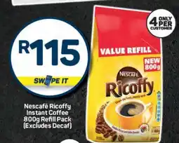 Pick n Pay Nescafe Ricoffy Instant Coffee 800g Refill Pack offer