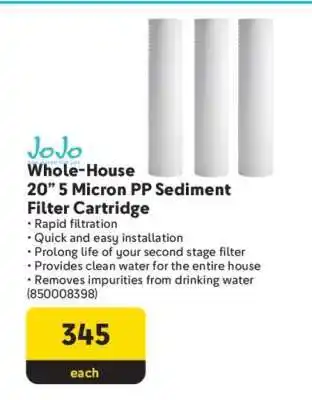 Makro Whole-House 20” 5 Micron PP Sediment Filter Cartridge offer