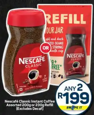 Pick n Pay Nescafé Classic Instant Coffee offer