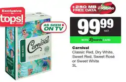 Spar Tops Carnival offer