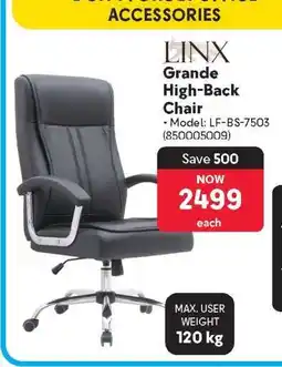 Makro LINX Grande High-Back Chair offer